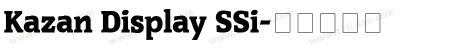 Kazan Display SSi字体转换